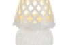 Immagine di LAMPADA PORCELLANA BIANCO 11,5x11,5xh.17CM C/SHOPPER