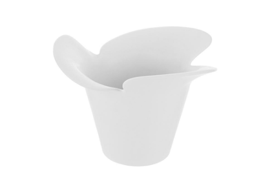 Immagine di VASETTO CERAMICA BIANCO 20,5x19xh.14CM