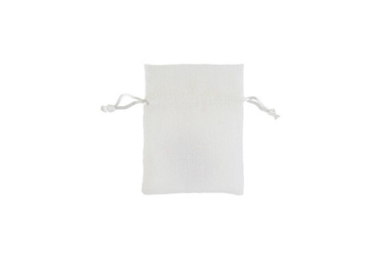 Immagine di SACCHETTO PEZZI 120 COTONE BIANCO 8x10CM