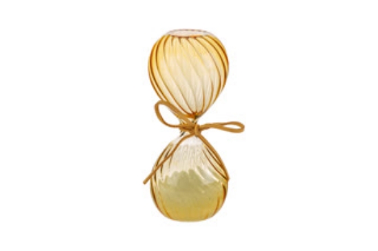 Immagine di CLESSIDRA VETRO COL.AMBRA 12CM C/ASTUCCIO