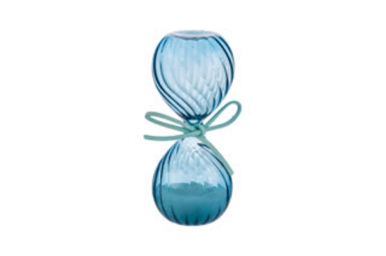 Immagine di CLESSIDRA VETRO COL.CELESTE 12CM C/ASTUCCIO