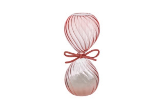 Immagine di CLESSIDRA VETRO COL.ROSA 12CM C/ASTUCCIO