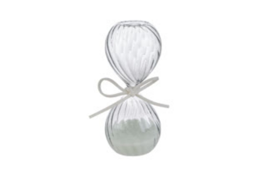 Immagine di CLESSIDRA VETRO COL.BIANCO 12CM C/ASTUCCIO