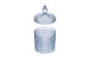 Immagine di SCATOLA VETRO DOROTHY COL.BLU Diam.10,5xh.17,5CM