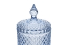 Immagine di SCATOLA VETRO DOROTHY COL.BLU Diam.8,5xh.13,5CM