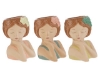 Immagine di VASO CERAMICA GIRL 3 ASS 9x8xh.12 CM C/SHOPPER 13892