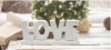 Immagine di SCRITTA LOVE CERAMICA BIANCO CM 21X2,8X8,8 GIARDINI DI MARZO