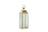 Immagine di SET 2 LANTERNE METALLO ORO 18x17xh.50/23x22xh.66CM LE STELLE BOMBONIERE