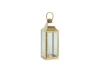 Immagine di SET 2 LANTERNE METALLO ORO 18x17xh.50/23x22xh.66CM LE STELLE BOMBONIERE