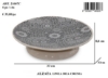 Immagine di CENTRO TAVOLA IN CERAMICA COLORE CREMA