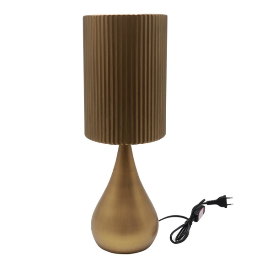 Immagine di LAMPADA METALLO ORO 18xh.53,5cm