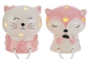 Immagine di ANIMALI PORCELLANA LED  ASS.9x8,5xh.10CM ROSA