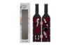 Immagine di ACCESSORI 5PZ VINO IN BOTTIGLIA SORSI D'AMORE 7X32CM VINO