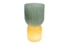 Immagine di VASO VETRO LAMPADA VERDE d.12xh.23CM C/BOX-ROSE 189005