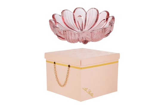 Immagine di FIORE COPPETTA CILIEGIA 14x14xh.4CM C/BOX-ROSE 189106