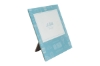 Immagine di PORTA FOTO VETRO CELESTE 18x17CM C/SHOPPER 156641