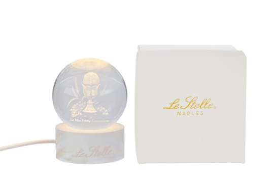 Immagine di LAMPADA GLOBO VETRO COMUNIONE USB D.6CM C/ASTUCCIO