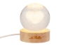 Immagine di LAMPADA GLOBO VETRO CUORE USB d.6CM C/ASTUCCIO