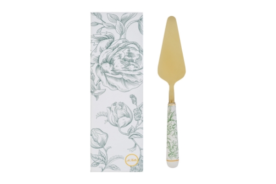 Immagine di PALETTA TORTA DEC.VERDE 25 CM C/ASTUCCIO