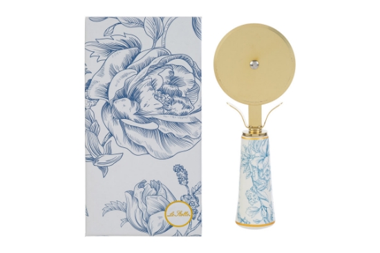 Immagine di TAGLIA PIZZA DEC.CELESTE 15 CM C/ASTUCCIO