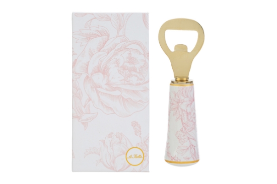 Immagine di APRIBOTTIGLIE DEC.ROSA 12CM C/ASTUCCIO