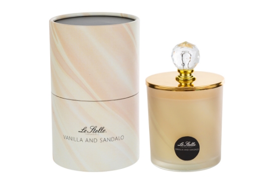 Immagine di CANDELA ROSA 210GR PROFUMATA 8x12,5CM C/ASTUCCIO