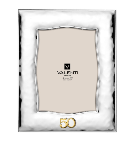 Immagine di Cornice MARTELLATA Lucida 50° 13x18 52158/4L