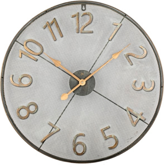 Immagine di OROLOGGIO PARARETE IN METALLO CM.60 21573  LOWELL