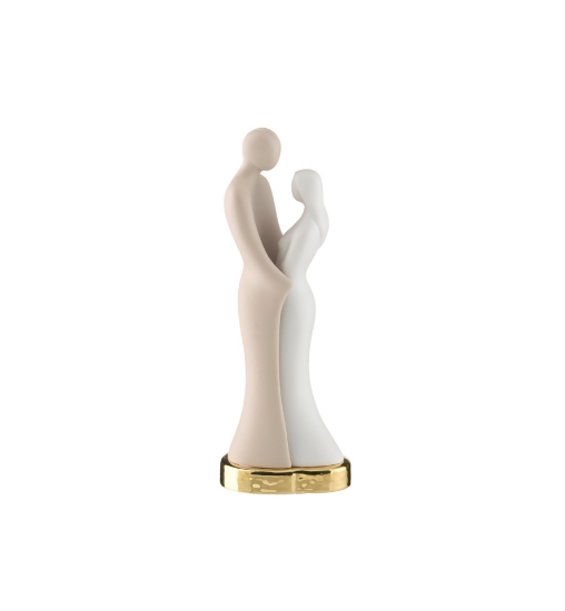 Immagine di COPPIA INNAMORATI Base Oro CM 27 R18350 3ORO