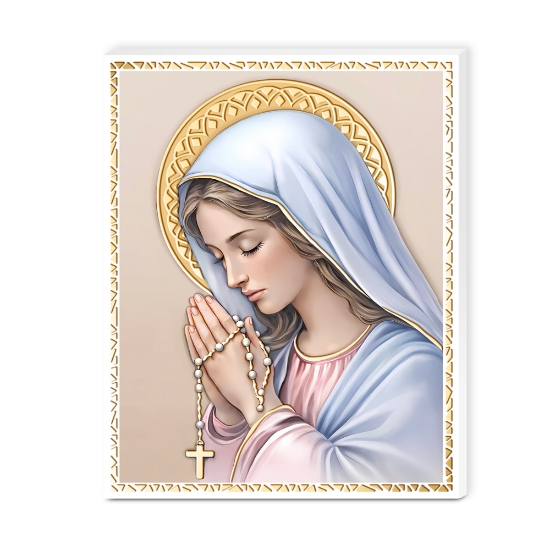 Immagine di PANNELLO 11,5X17,5 MADONNA ROSARIO 81627/4L