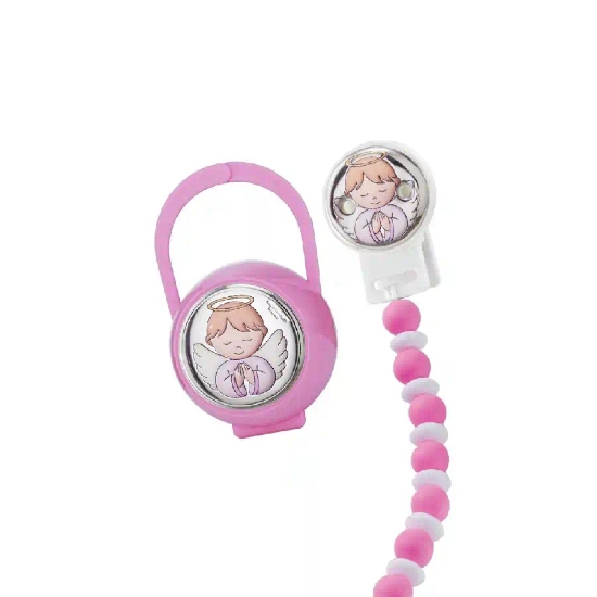 Immagine di SET SPILLA +P/CIUCCIO ANGELO MULTICOL 75130 RA