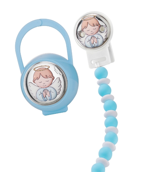 Immagine di SET SPILLA +P/CIUCCIO ANGELO MULTICOL 75130 C