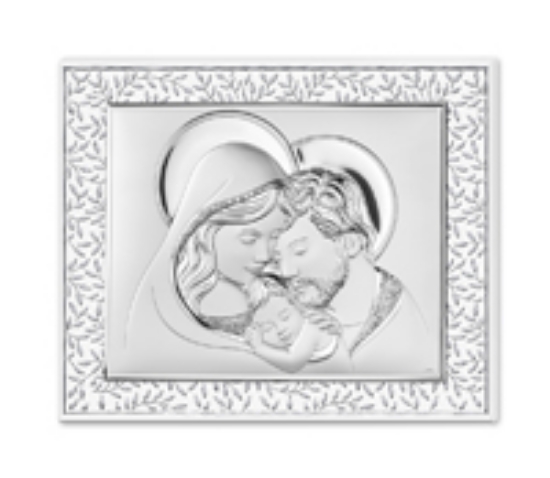 Immagine di PANNELLO 25X20 SACRA FAMIGLIA DEC.FOGLIE 81495 5L