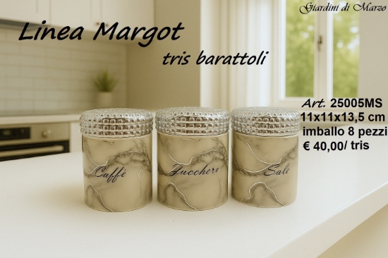Immagine di TRIS BARATTOLI EFFETTO MARMO 25005MS GIARDINI DI MARZO