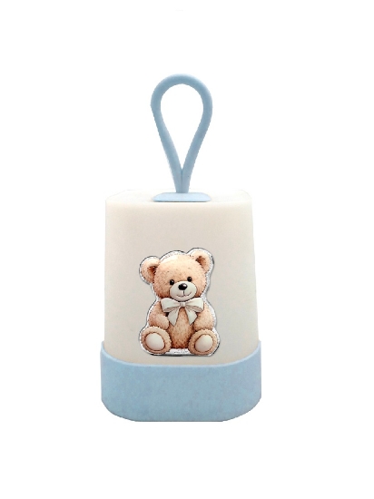 Immagine di LUCE DA COMPAGNIA CELESTE 8X8X10 ORSETTO 21205/C